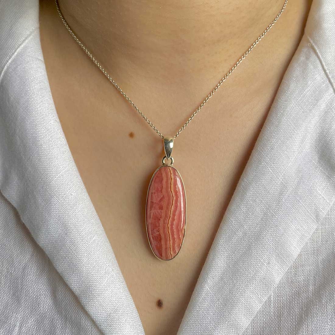 Rhodochrosite Pendant-(RDC-P-32.)